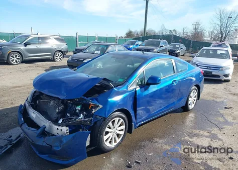 2012 Honda Civic Ex from USA, damaged, VIN 2HGFG3B86CH501390